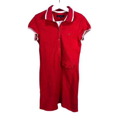 Unisex Tommy Hilfiger - Polosärk, suurus 122 - 128 - Punane ()