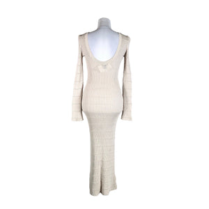 Unisex Lindex - Kootud kleit, suurus 36 - Beige (2)