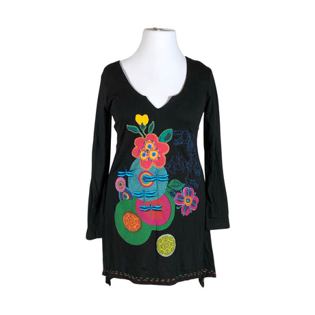 Unisex Desigual - Trikotaažist tuunika, suurus 42 - Must ()