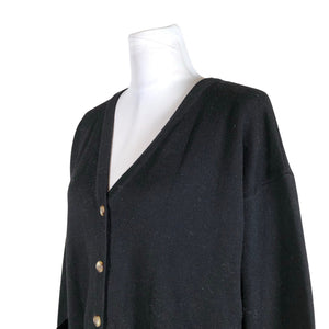 Unisex Aarrelabel - Kardigan, suurus 34 - Must (3)