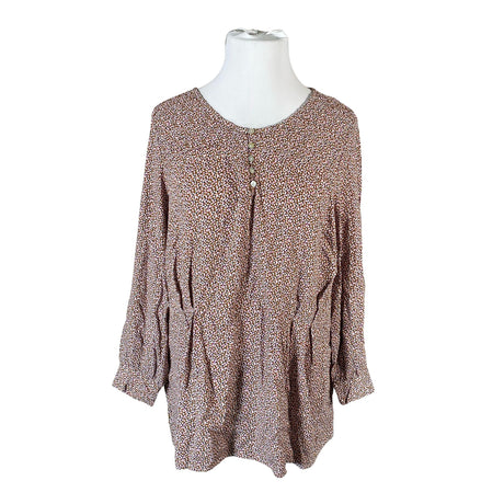 Unisex Zizzi - Pluus, suurus 46 - Pruun ()
