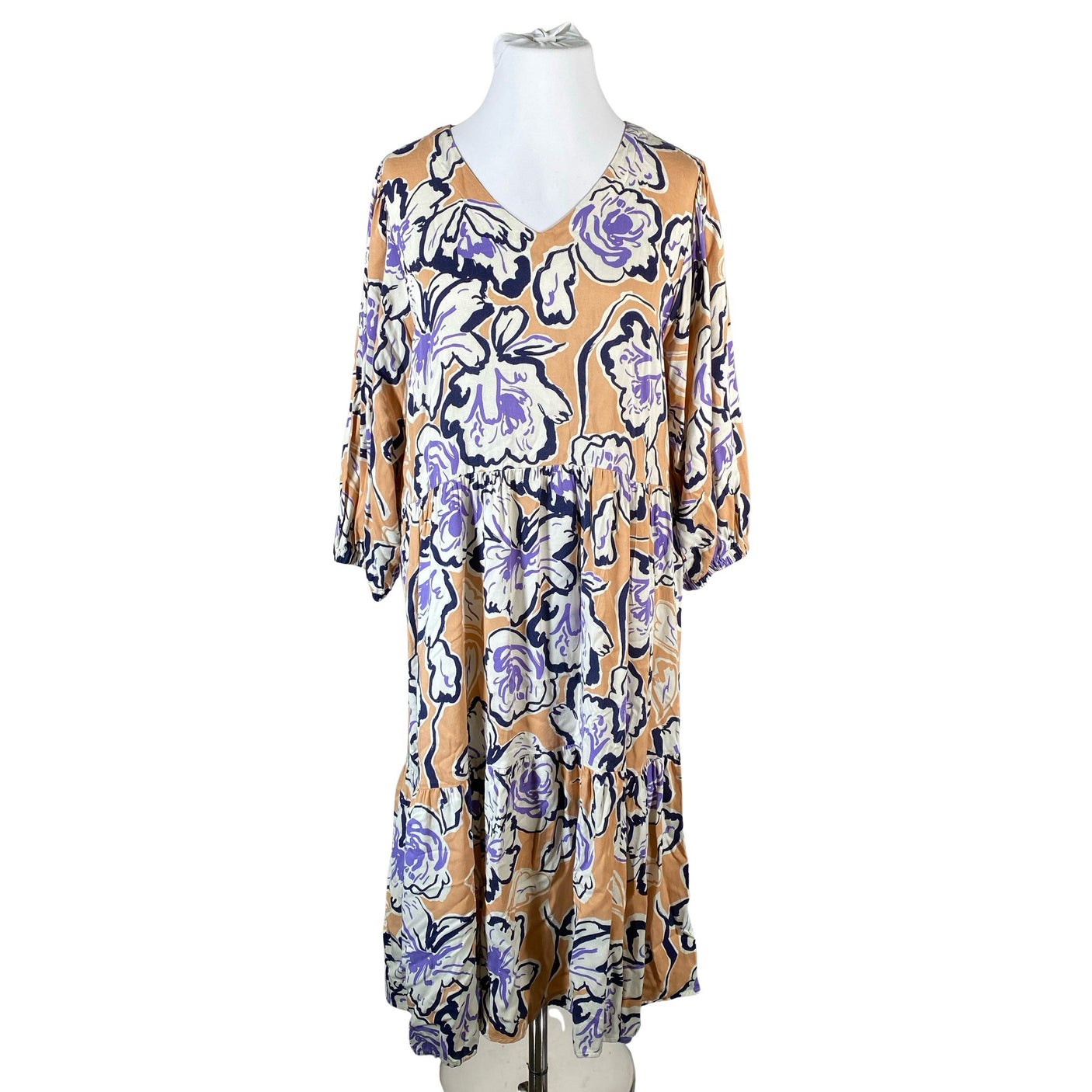 Unisex Nanso - Õhuke kleit, suurus 46 - Oranž (1)