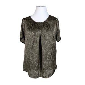 Unisex Ril's - Lühikeste käistega pluus, suurus 46 - Roheline (1)
