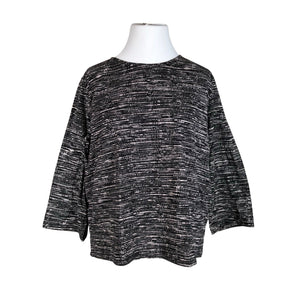 Unisex Nanso - Trikotaažist pluus, suurus 48 - Must (1)
