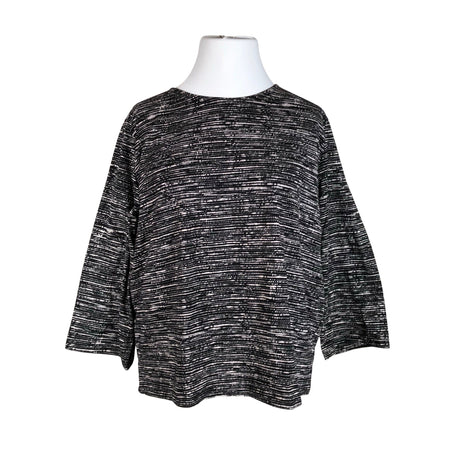 Unisex Nanso - Trikotaažist pluus, suurus 48 - Must ()