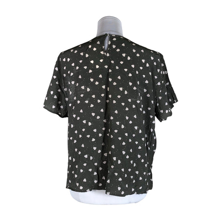 Unisex R-collection - Lühikeste käistega pluus, suurus 40 - Roheline (2)