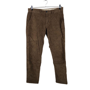 Unisex Selected - Sametpüksid, suurus W34 - Pruun (1)