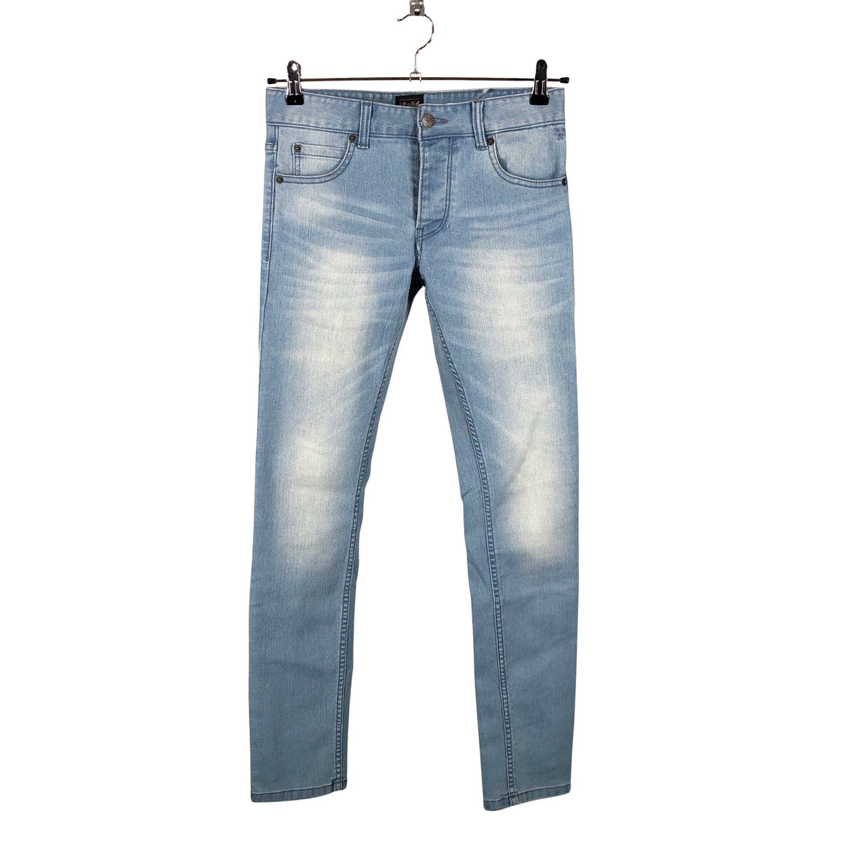 Unisex Solid - Teksad, suurus W29 - Helesinine (1)