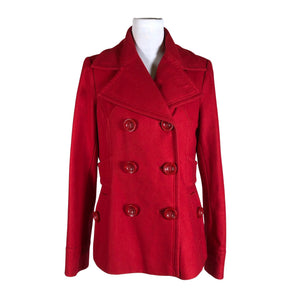 Unisex Covered - Villane mantel, suurus 40 - Punane (1)