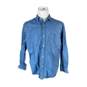 Unisex Uniqlo - Teksasärk, suurus M - Helesinine (1)