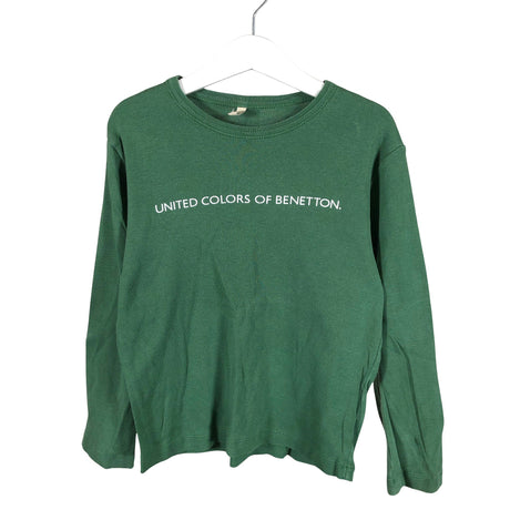 Unisex Benetton - Trikotaažist pluus, suurus 116 - 122 - Roheline ()