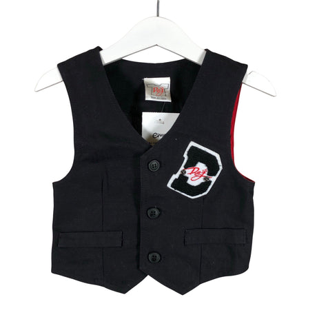 Unisex D&J Familjeklubben - Ülikonna vest, suurus 98 - 104 - Must ()