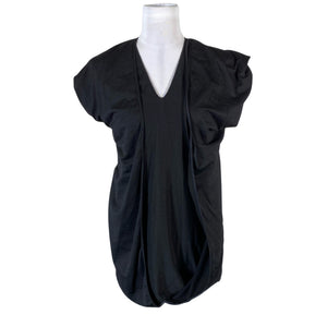 Unisex Maison Martin Margiela - Lühikeste käistega pluus, suurus 36 - Must (1)