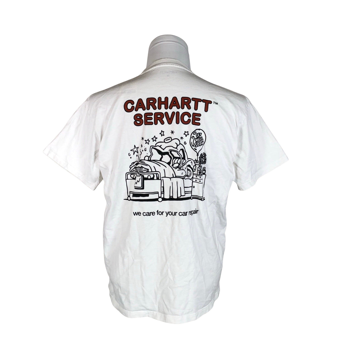 Unisex Carhartt - T-särk, suurus M - Valge (2)