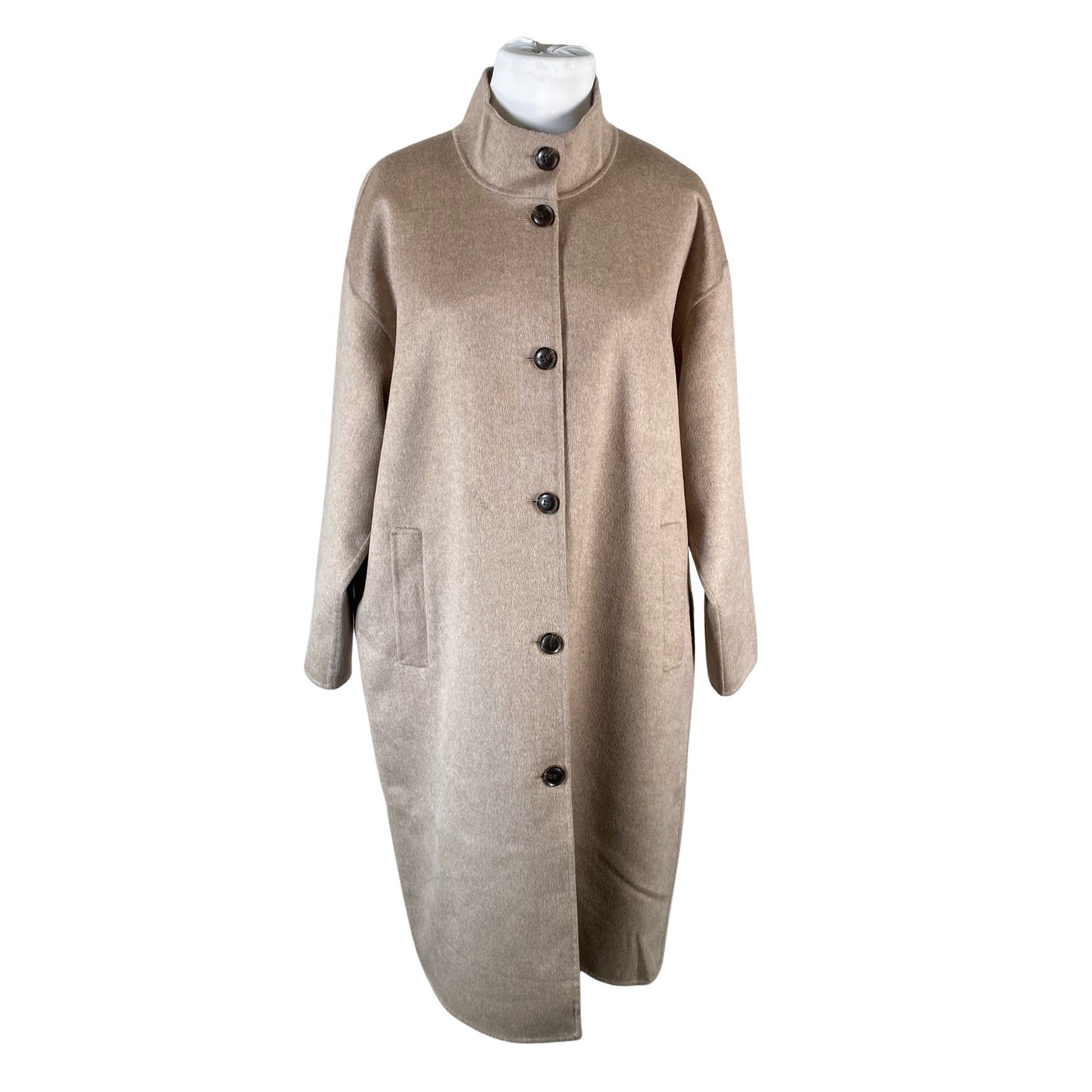 Unisex Nanso - Villane mantel, suurus 42 - Pruun (1)