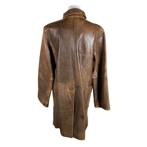 Unisex DKNY - Nahktagi, suurus 40 - Pruun (2)