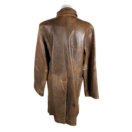 Unisex DKNY - Nahktagi, suurus 40 - Pruun (2)