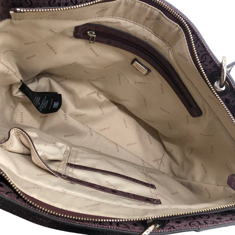 Unisex Guess - Käekott, suurus Maxi - Veinipunane (2)