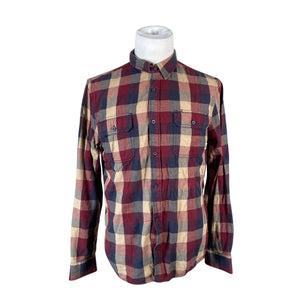 Unisex Vans - Flanellsärk, suurus L - Veinipunane (1)