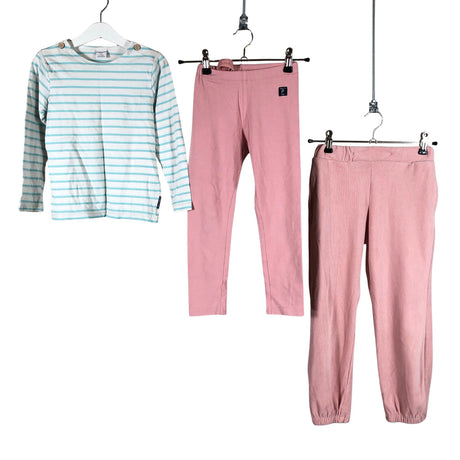 Unisex Lindex - Dressikangast püksid, suurus 110 - 116 - Heleroosa ()