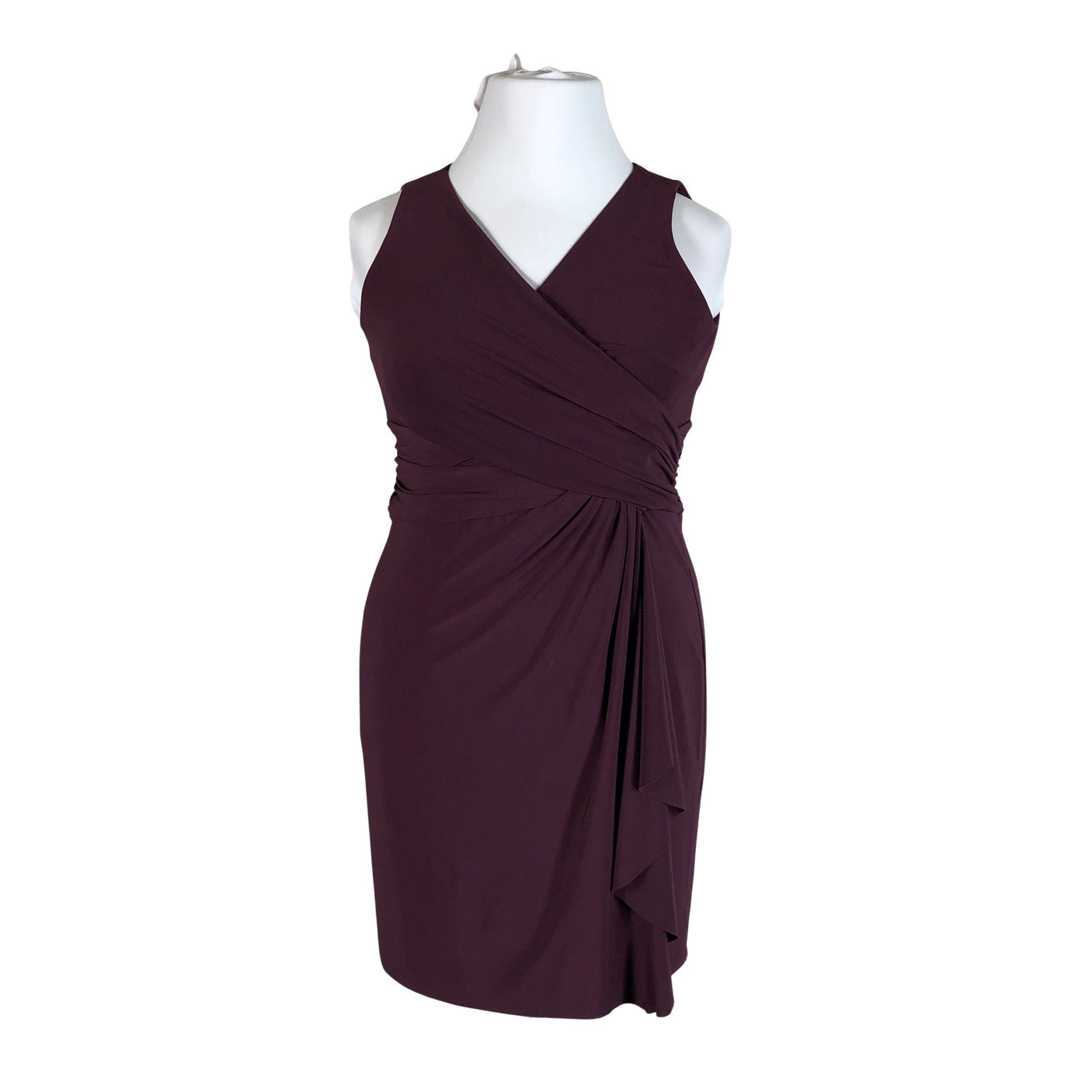 Unisex s.Oliver - Trikotaažist kleit, suurus 42 - Veinipunane (1)