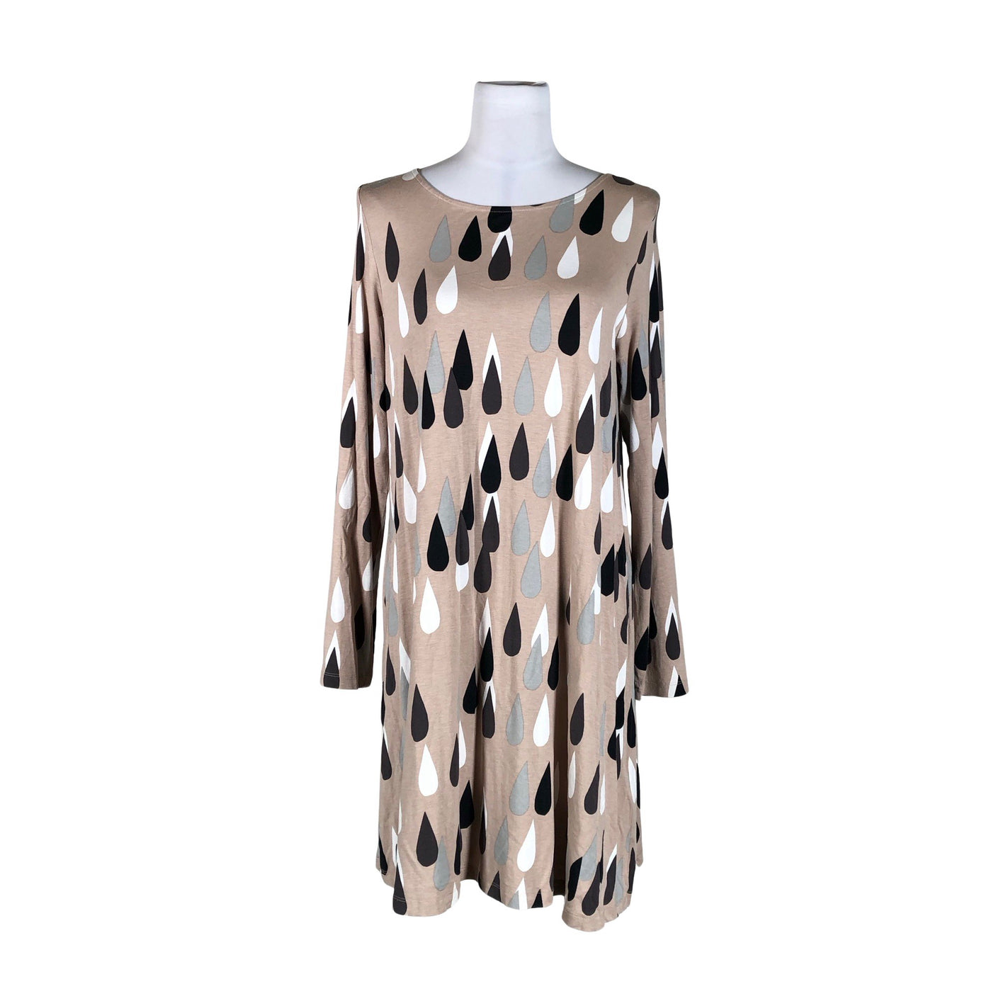 Unisex Marimekko - Trikotaažist kleit, suurus 38 - Pruun (1)