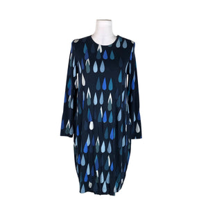 Unisex Marimekko - Trikotaažist kleit, suurus 38 - Sinine (1)