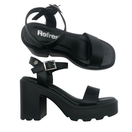 Unisex Refresh - Kontsaga rihmikud, suurus 36 - Must ()