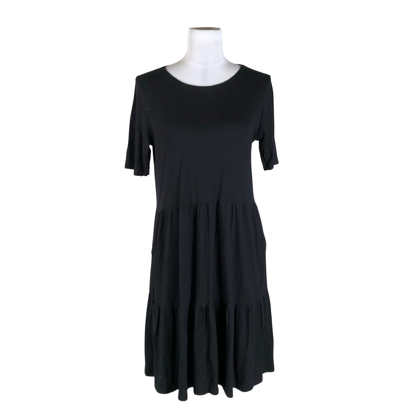Unisex Nanso - Trikotaažist kleit, suurus 38 - Must (1)