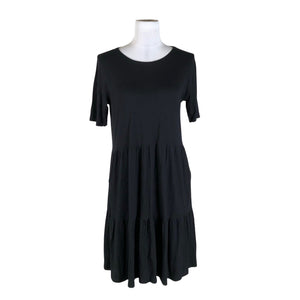 Unisex Nanso - Trikotaažist kleit, suurus 38 - Must (1)