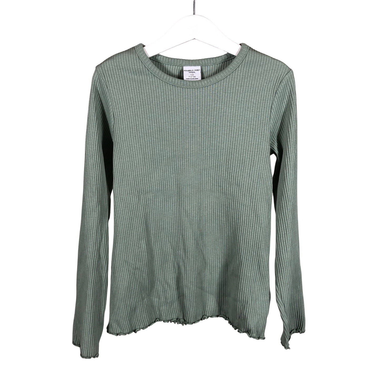 Unisex Polarn O. Pyret - Trikotaažist pluus, suurus 122 - 128 - Roheline (1)