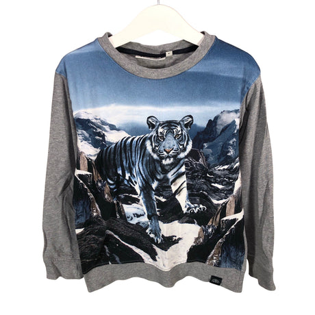 Unisex Molo Kids - Trikotaažist pluus, suurus 110 - 116 - Hall ()