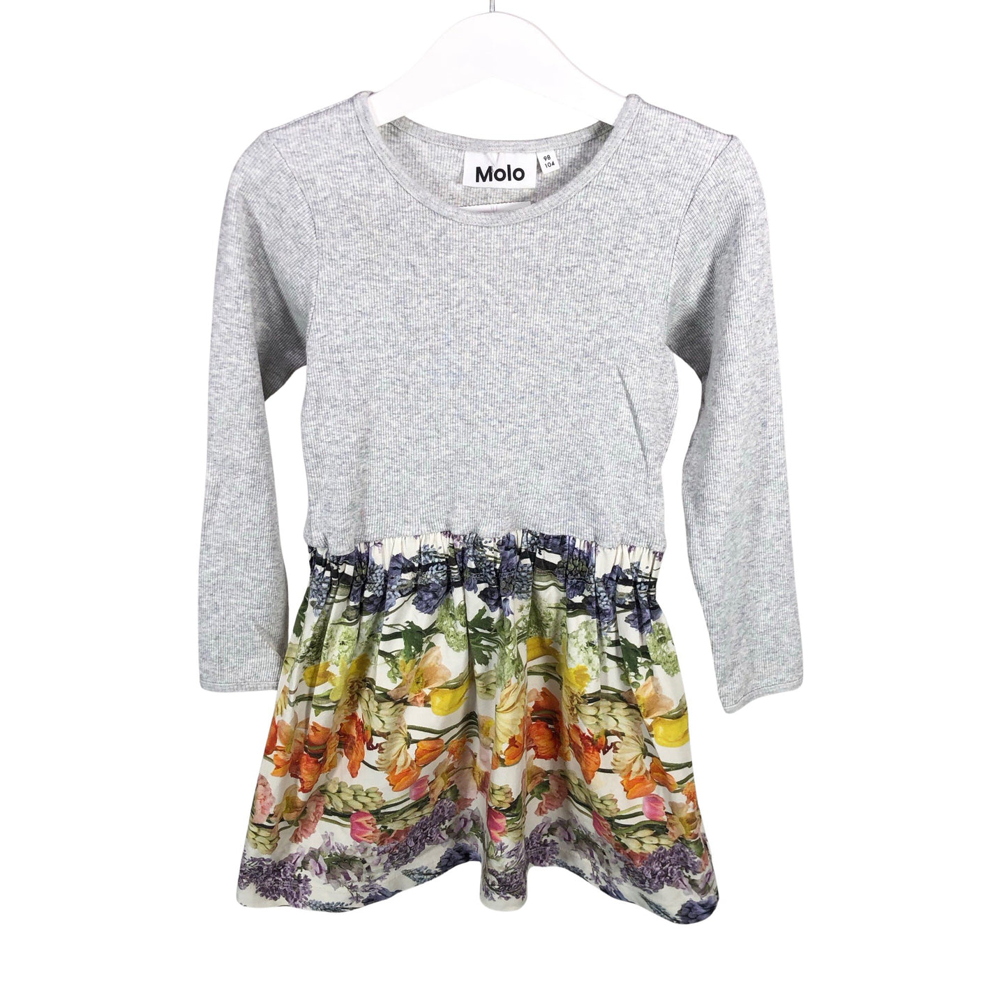 Unisex Molo Kids - Trikotaažist kleit, suurus 98 - 104 - Hall (1)