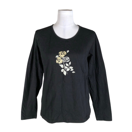 Unisex Kamelia - Trikotaažist pluus, suurus 40 - Must ()