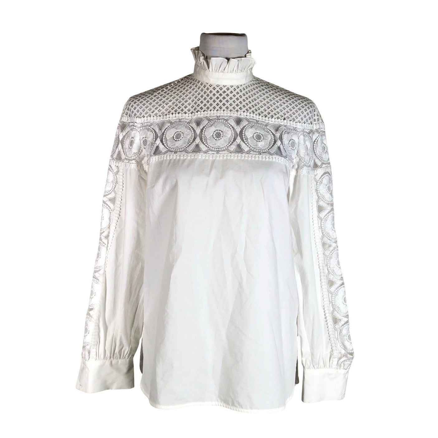 Unisex Sandro Paris - Pluus, suurus 36 - Valge (1)
