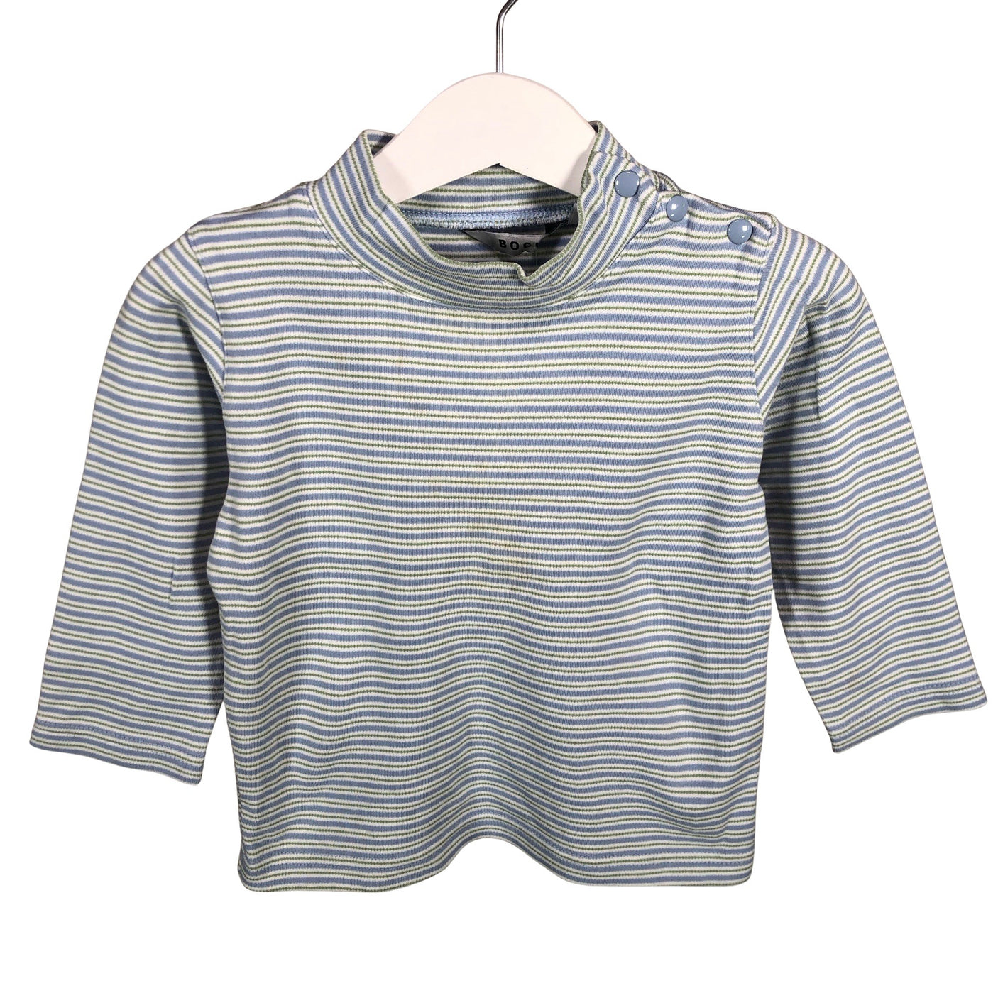 Unisex Bogi - Trikotaažist pluus, suurus 86 - 92 - Helesinine (1)