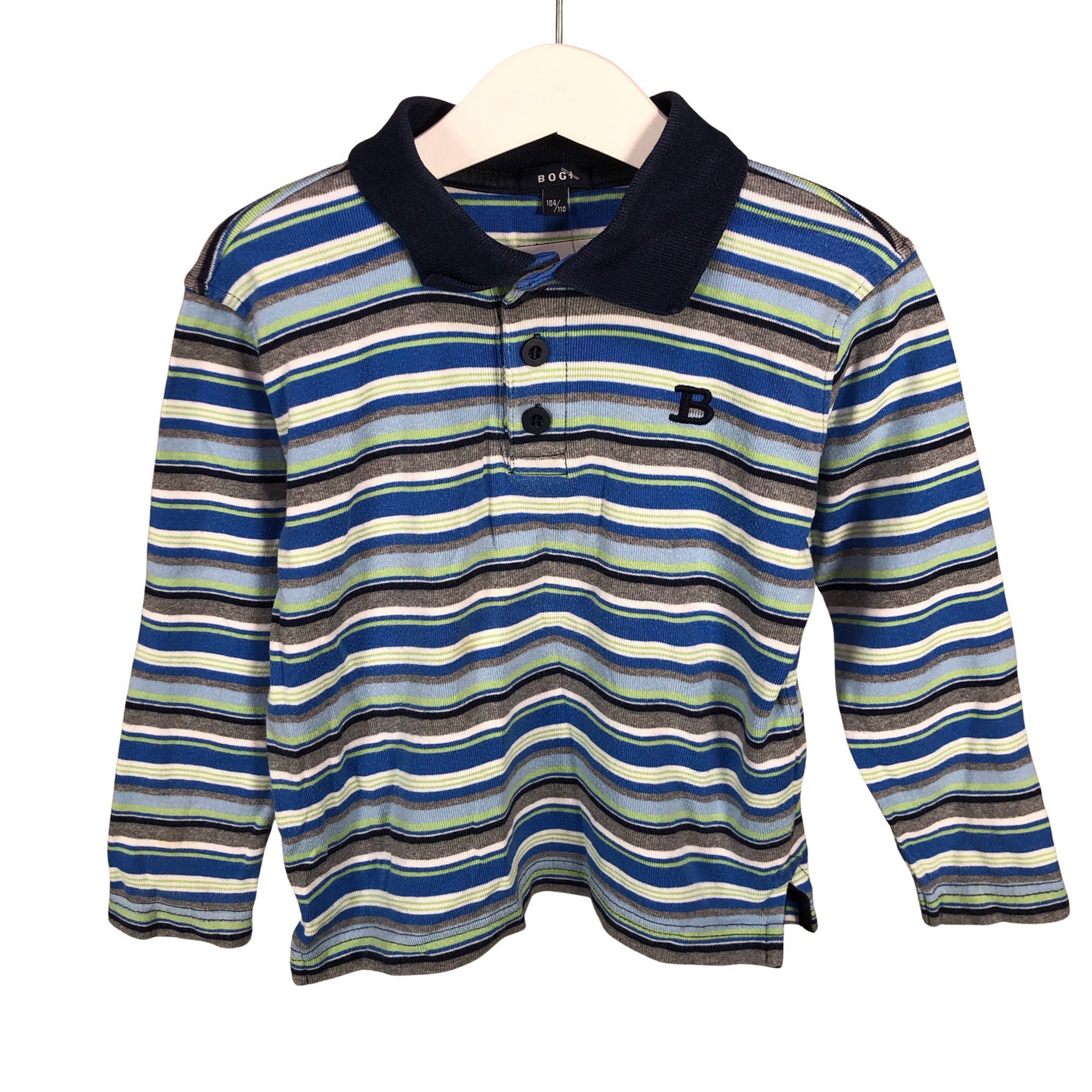 Unisex Bogi - Trikotaažist pluus, suurus 104 - 110 - Sinine (1)