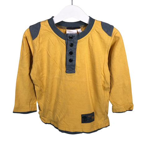 Unisex D&J Familjeklubben - Trikotaažist pluus, suurus 98 - 104 - Kollane ()