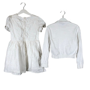 Unisex Polarn O. Pyret - Mitteveniv kleit, suurus 116 - 122 - Valge (2)
