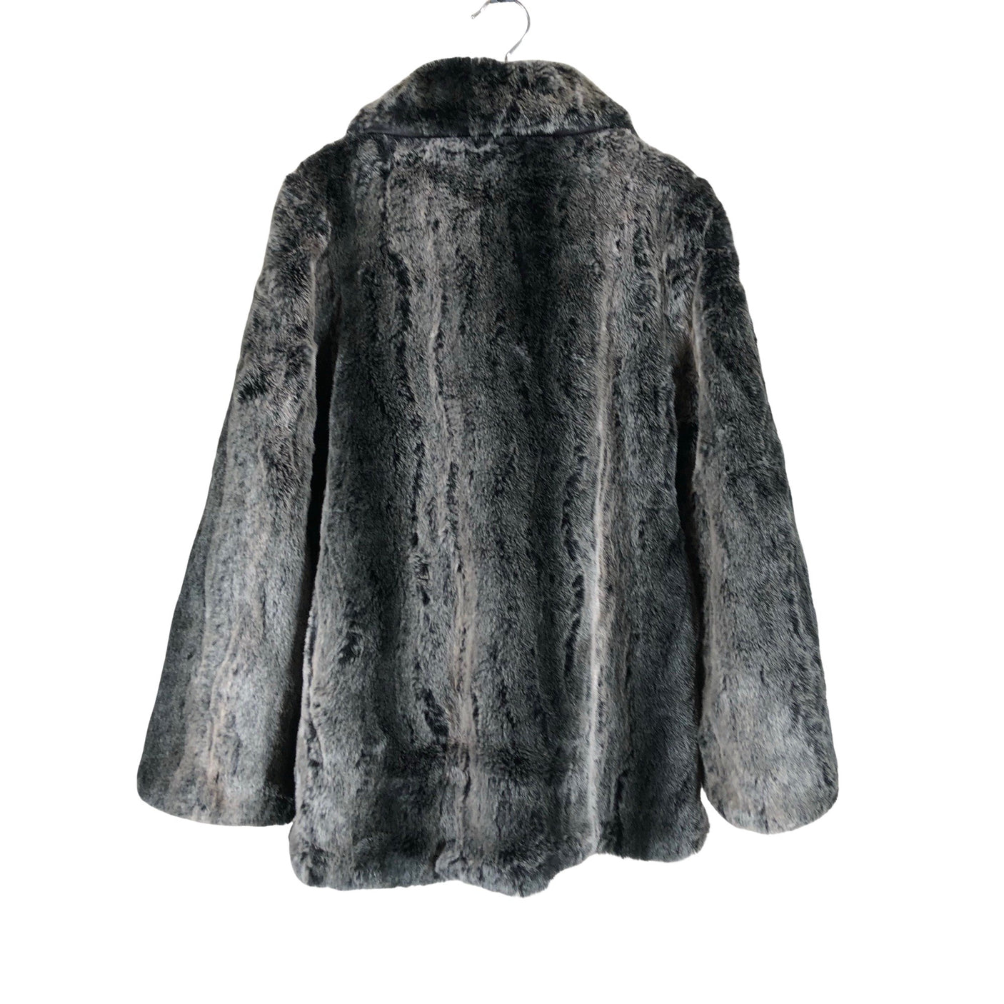 Unisex Lindex - Kunstkarusnahast mantel, suurus 134 - 140 - Hall (2)