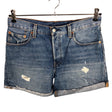 Unisex Levi's - Teksast lühikesed püksid, suurus W28 - Sinine ()