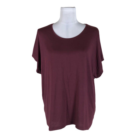 Unisex Nanso - T-särk, suurus 40 - Veinipunane ()