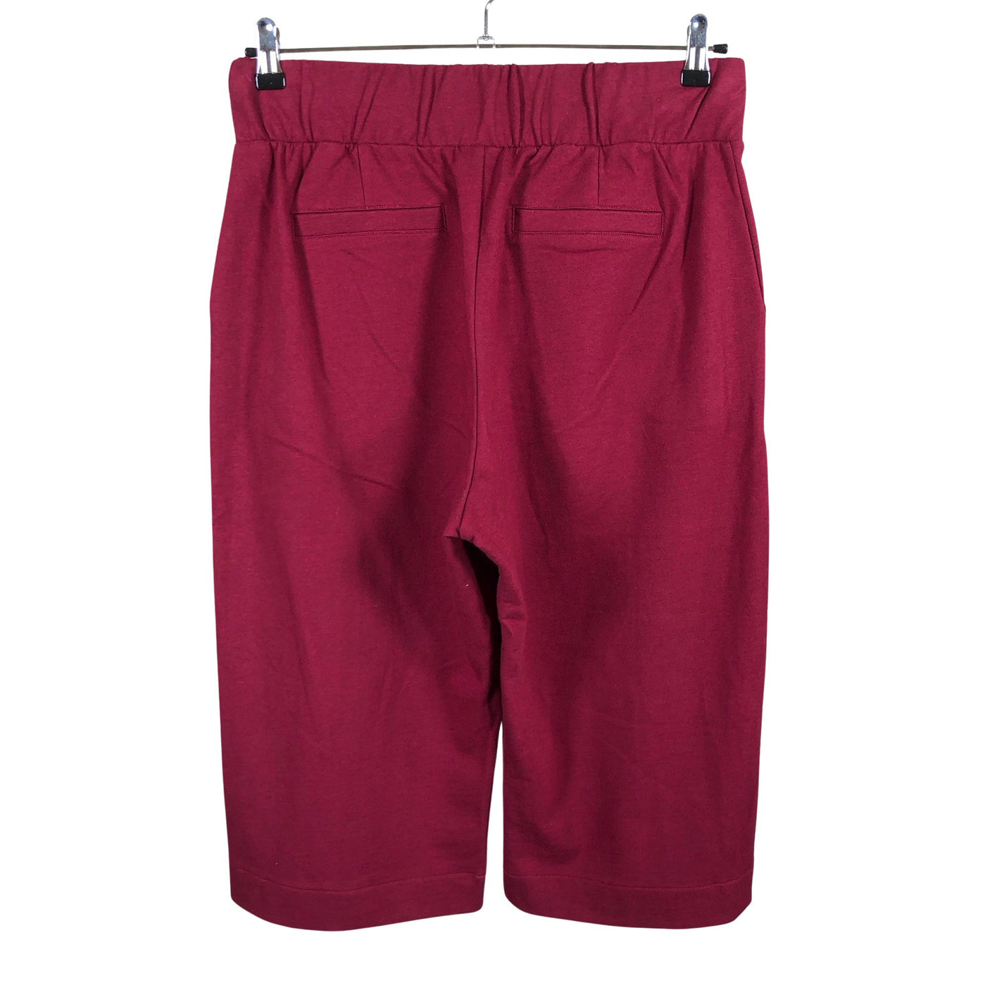 Unisex NOSH - Trikotaažist poolpikad püksid, suurus 42 - Veinipunane (2)