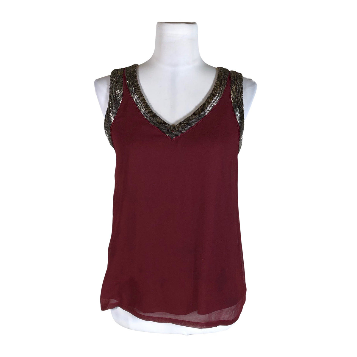 Unisex Soaked - Pidulik top, suurus 36 - Veinipunane (1)
