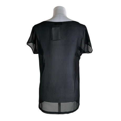 Unisex Guess - Lühikeste käistega pluus, suurus 38 - Must (2)