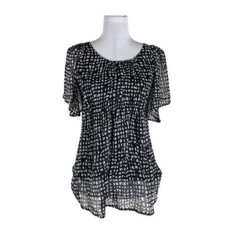 Unisex Voglia - Lühikeste käistega pluus, suurus 34 - Must (2)