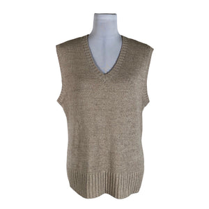 Unisex O.I.S - Kootud vest, suurus 40 - Beige (1)