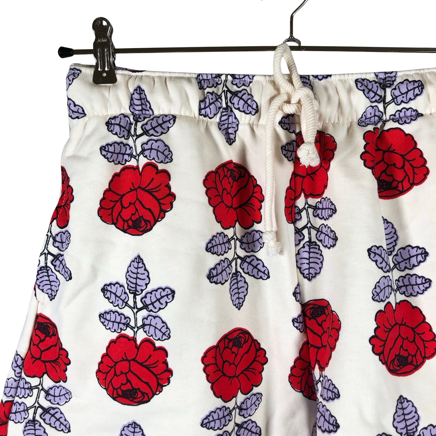 Unisex Marimekko - Dressikangast lühikesed püksid, suurus 38 - Looduslik valge (3)