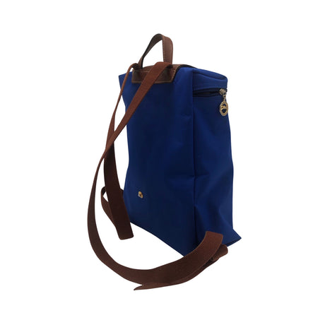 Unisex Longchamp - Seljakott, suurus Midi - Sinine (2)
