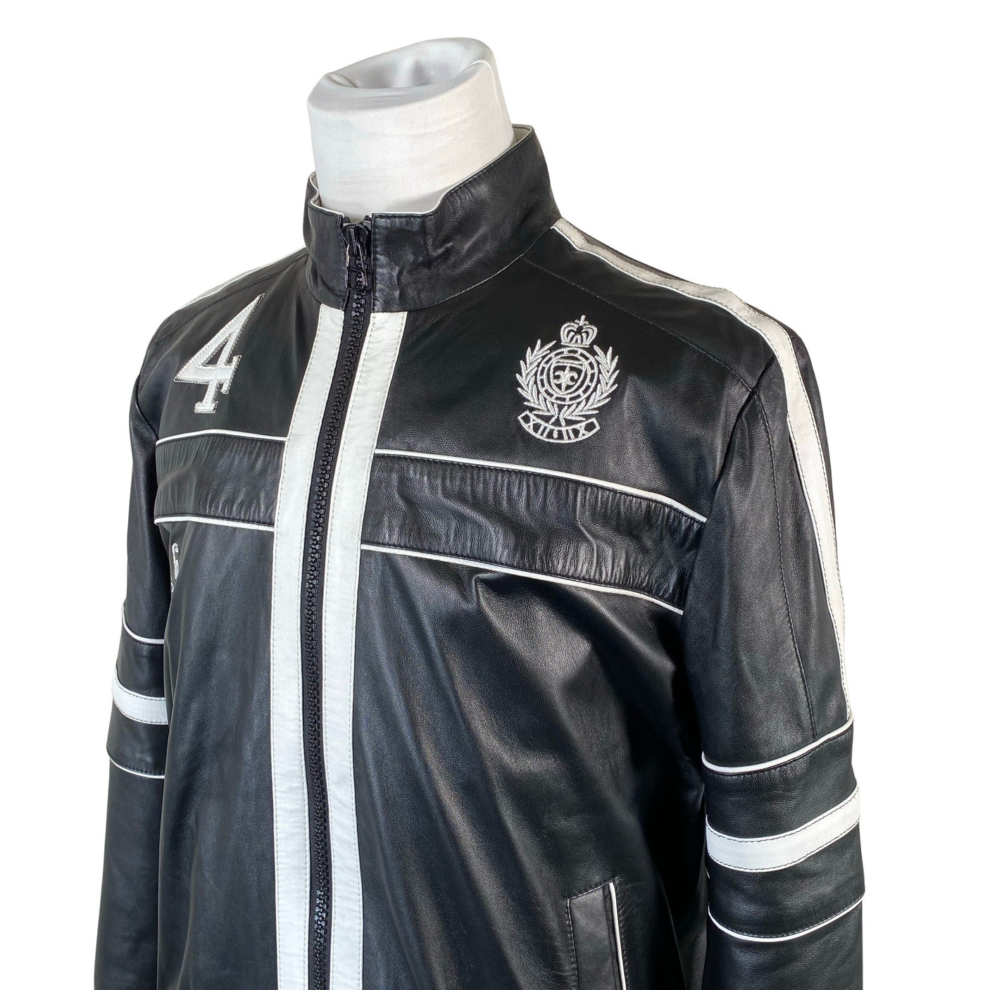Unisex Silvio Tossi - Nahktagi, suurus L - Must (2)